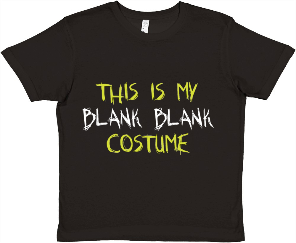 THIS IS MY BLANK BLANK COSTUME Premium Kids Crewneck T-shirt