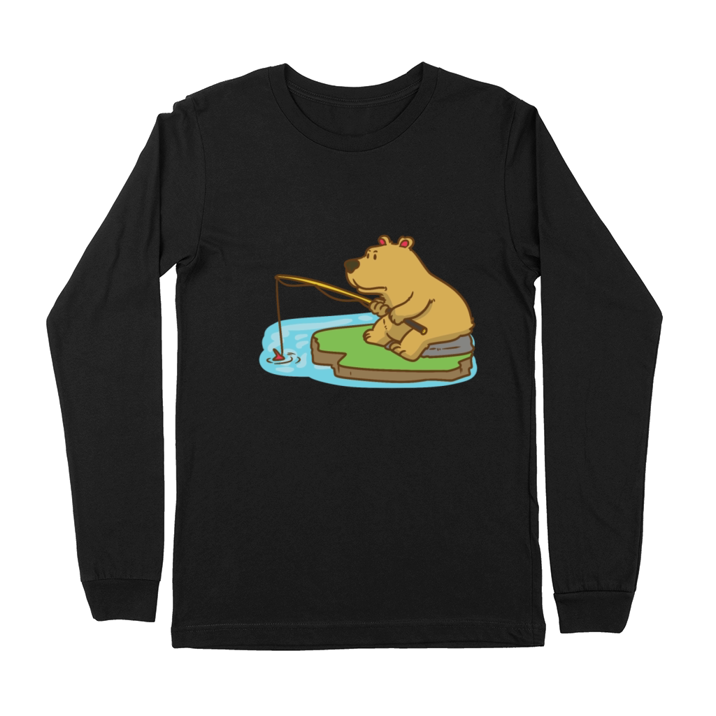 Fish Fishing Gift Fishing Butt fisher Eel Premium Long Sleeve