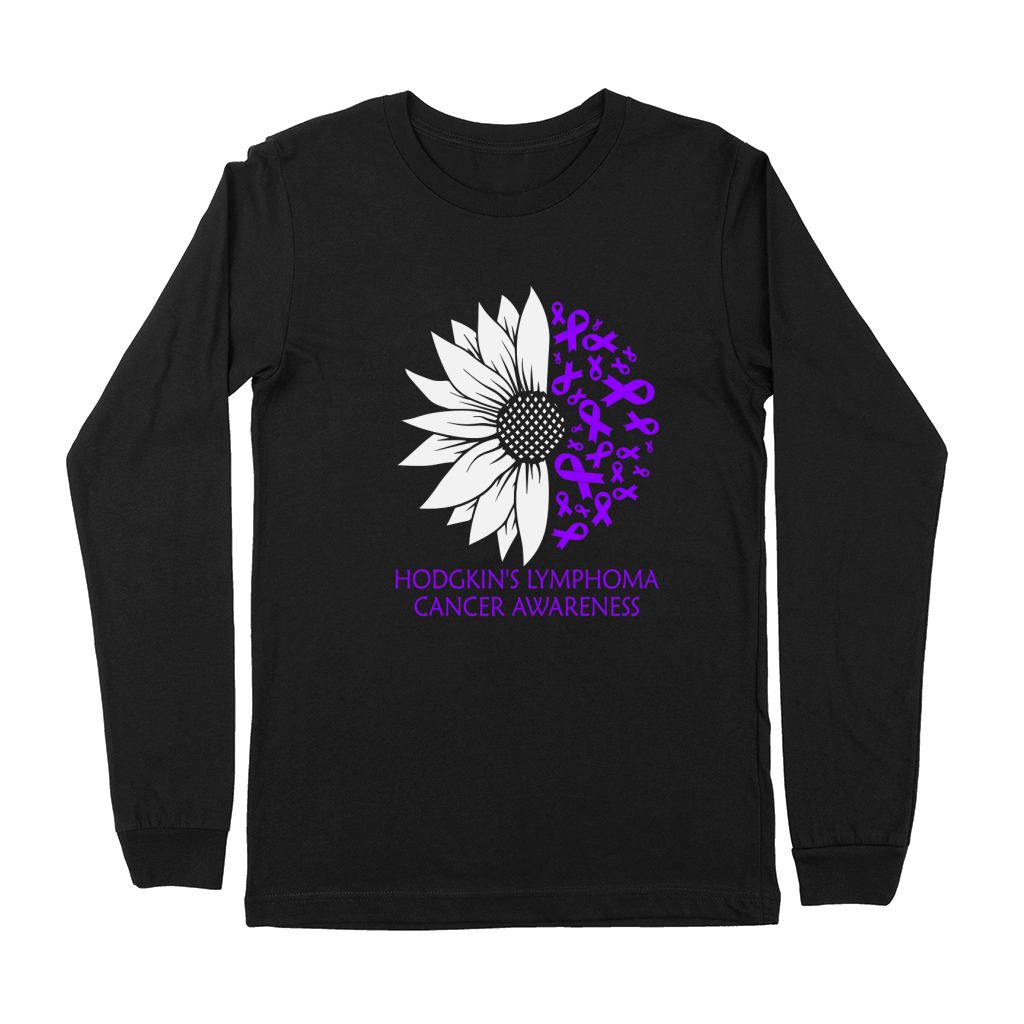 Hodgkins Lymphoma Cancer Awareness 03 Premium Long Sleeve