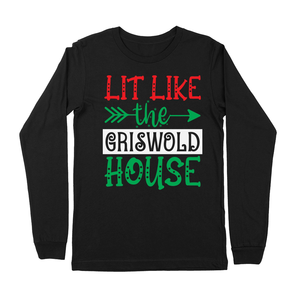 Lit Like the GrisWold House Premium Long Sleeve
