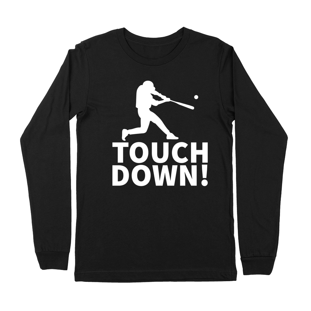 Touchdown! Baseball Football Sports Premium Long Sleeve