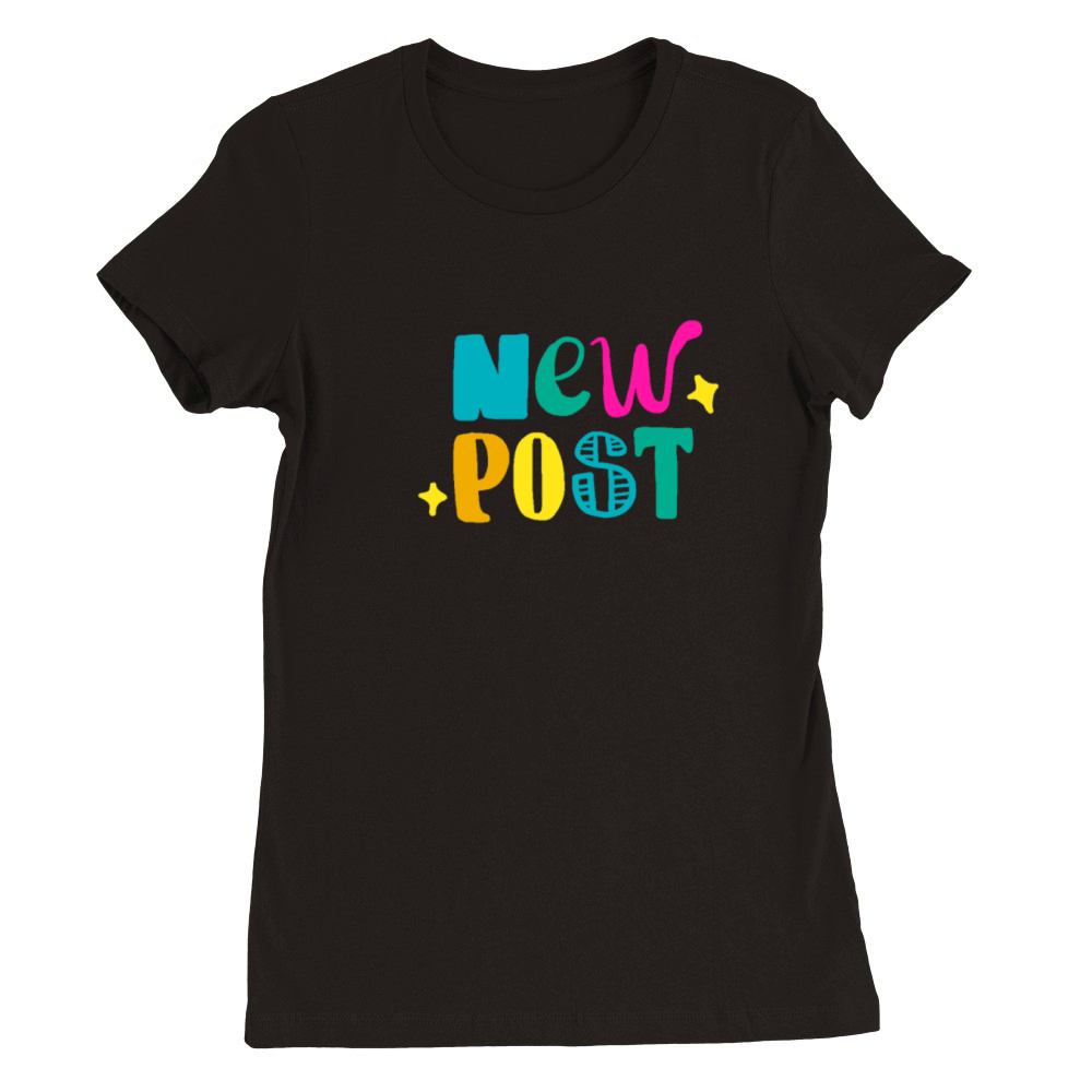 New post Mens T-Shirt Premium Womens Crewneck T-shirt