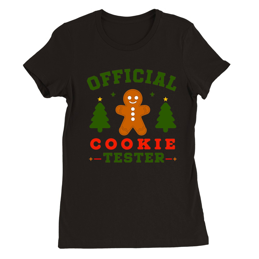 Official cookie tester Premium Womens Crewneck T-shirt