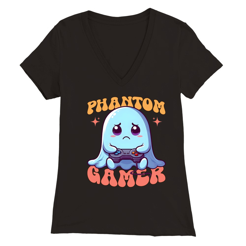 Phantom gamer Premium Womens V-Neck T-shirt