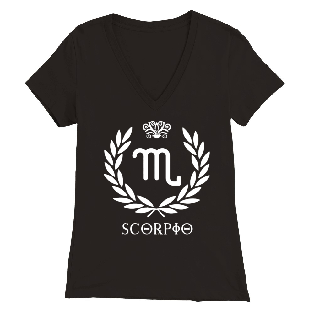 Scorpio Shirt Premium Womens V-Neck T-shirt