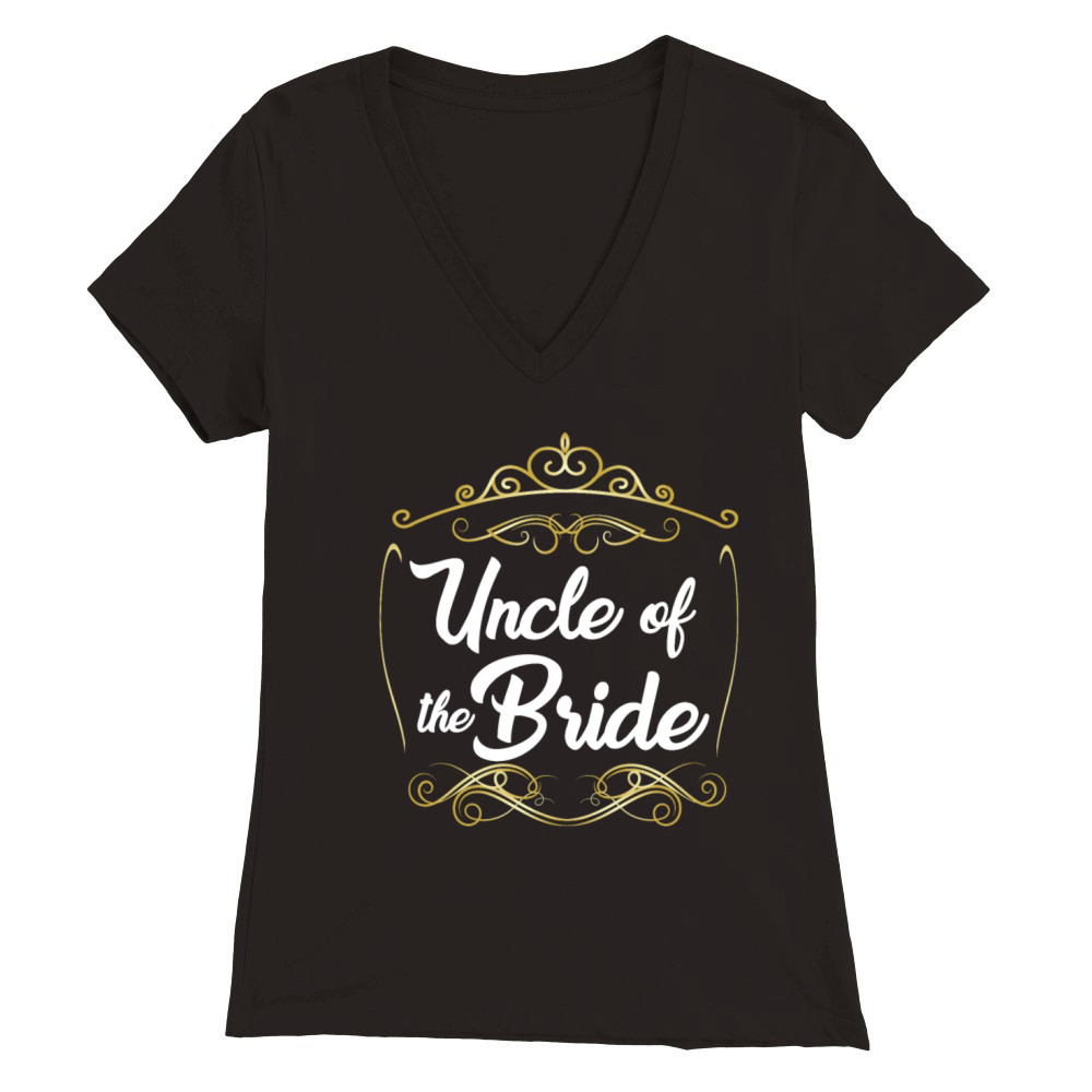 Uncle Of The Bride Premium Womens V-Neck T-shirt