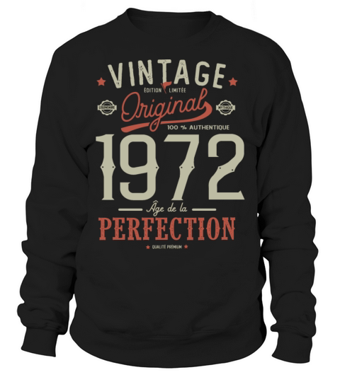 1972 Birthday Sayings 50th Birthday vintage Sweatshirt Unisex