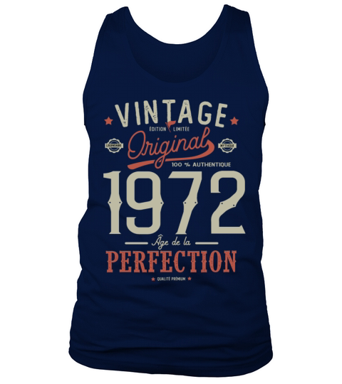 1972 Birthday Sayings 50th Birthday vintage Tank Top Unisex