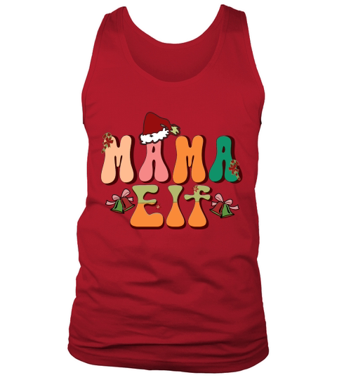 Mama Elf Christmas Tank Top Unisex