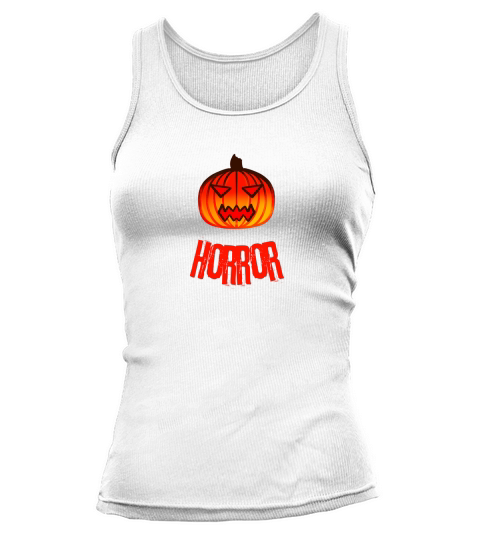 Pumpkin Horror Tank top Woman