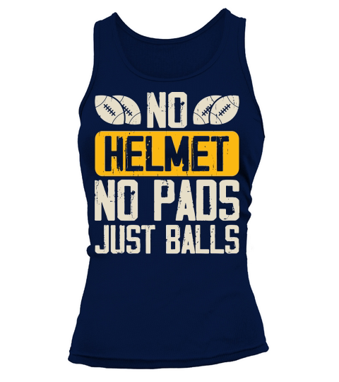 Vintage Rugby Player no Helmet no pads just balls Tank top Woman