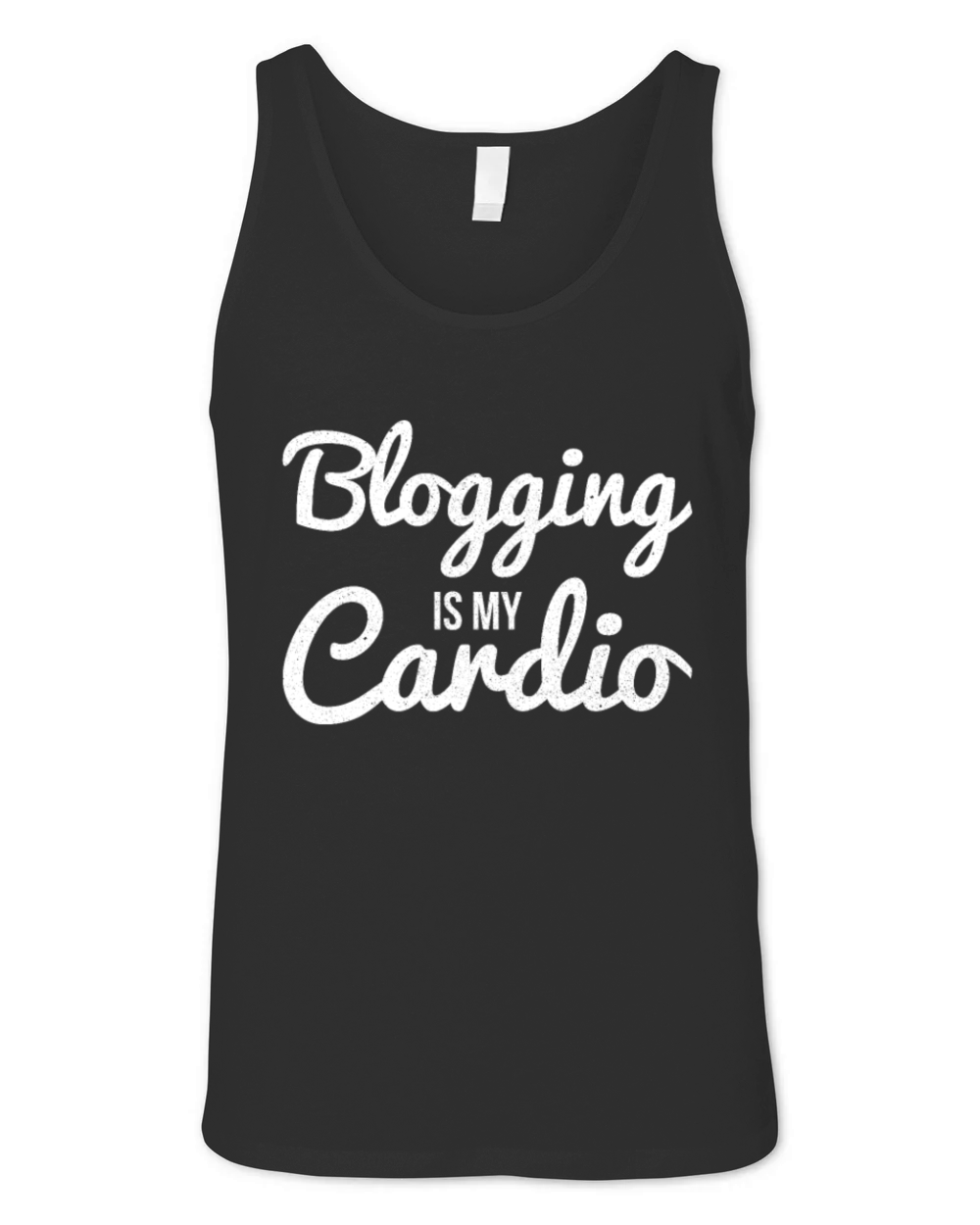 Blogging is my Cardio Unisex Jersey Tank