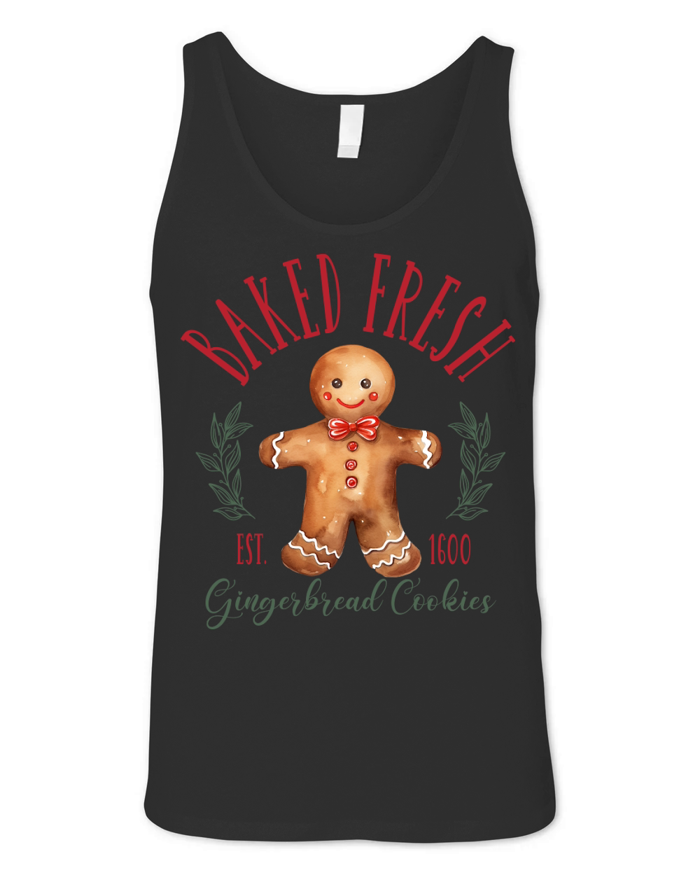 Christmas   Baked fresh Gingerbread Cookies Unisex Jersey Tank