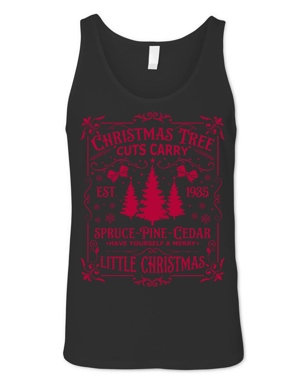 Christmas tree cuts carry spruce pine cedar300 Unisex Jersey Tank