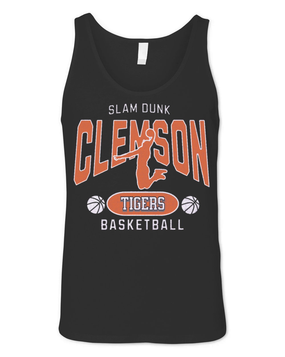 Clemson slam dunk basketball Unisex Jersey Tank