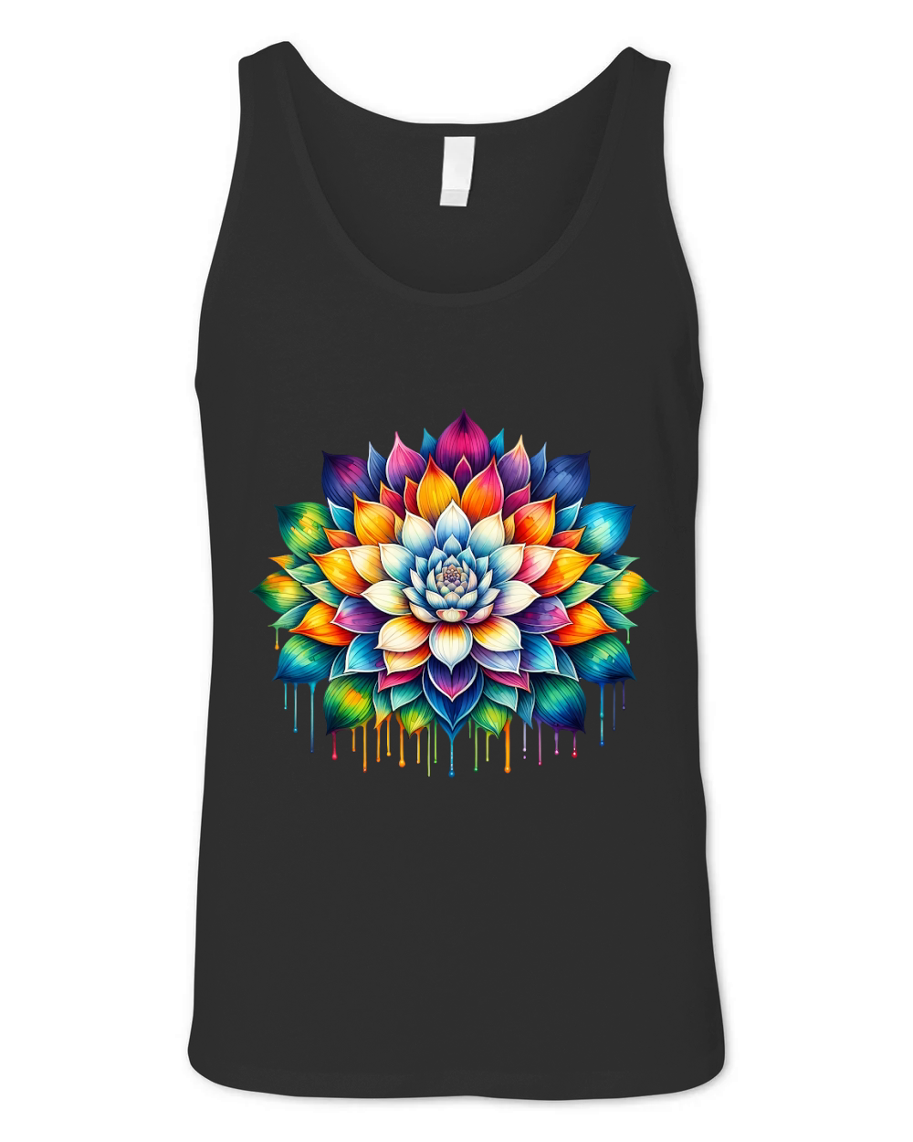 Colorful Mandala Yoga Unisex Jersey Tank