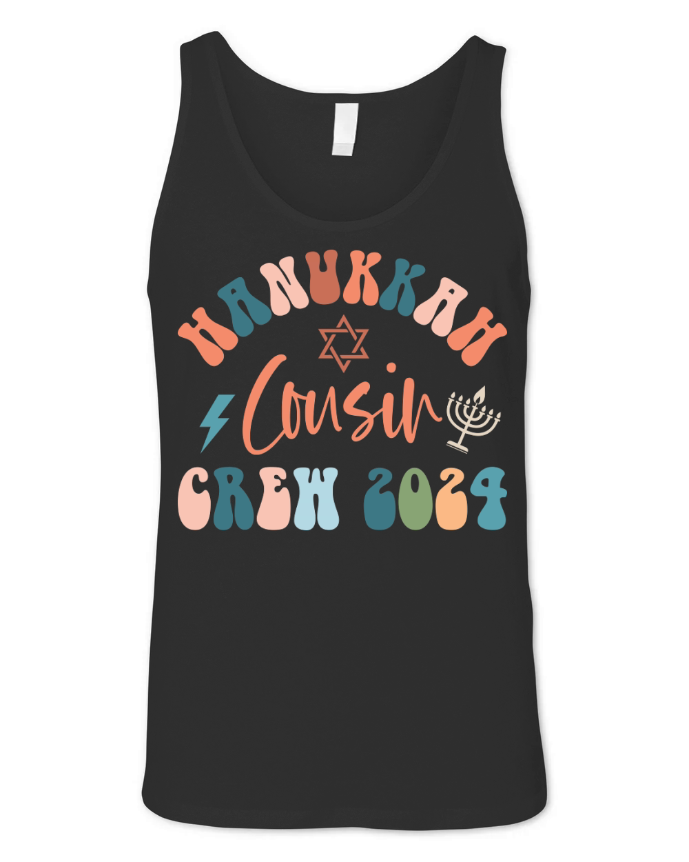 Hanukkah Cousin Crew 2024 10 Unisex Jersey Tank