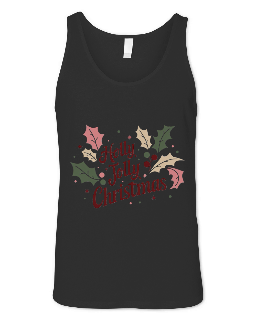 Holly Jolly Christmas 2 Unisex Jersey Tank