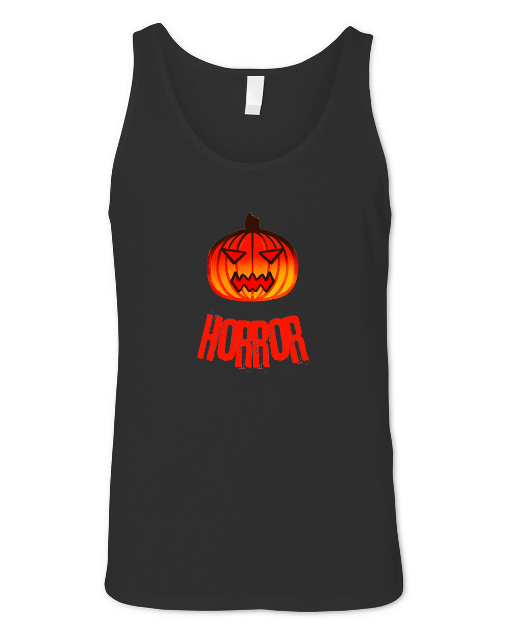 Pumpkin Horror Unisex Jersey Tank