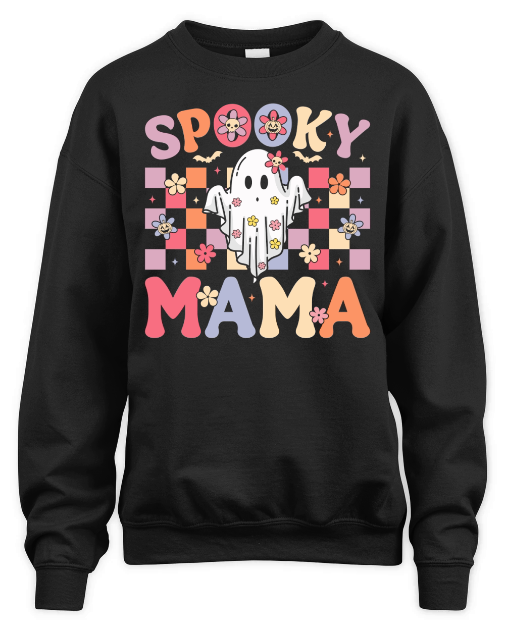 417. Spooky Mama Unisex Premium Crewneck Sweatshirt
