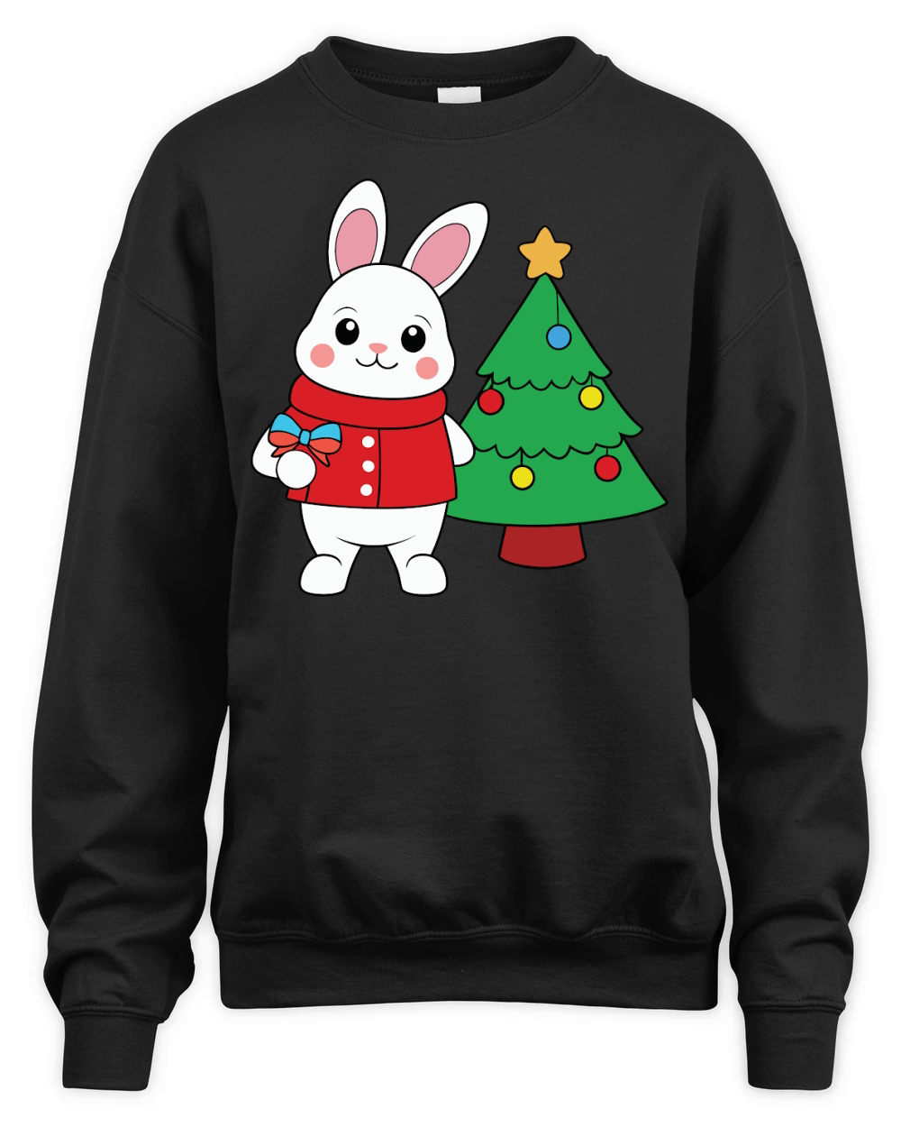 Christmas Rabbit 10 Unisex Premium Crewneck Sweatshirt