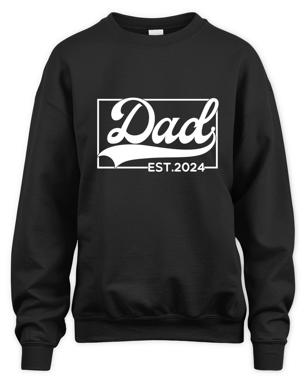 Dad EST.2024 02 Unisex Premium Crewneck Sweatshirt