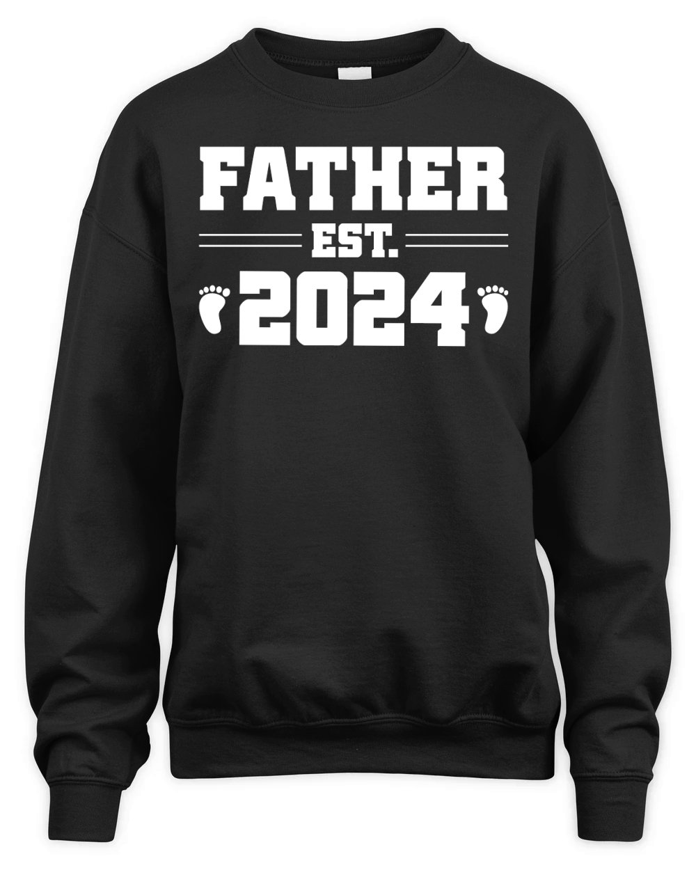 Father Est 2024  (2) Unisex Premium Crewneck Sweatshirt