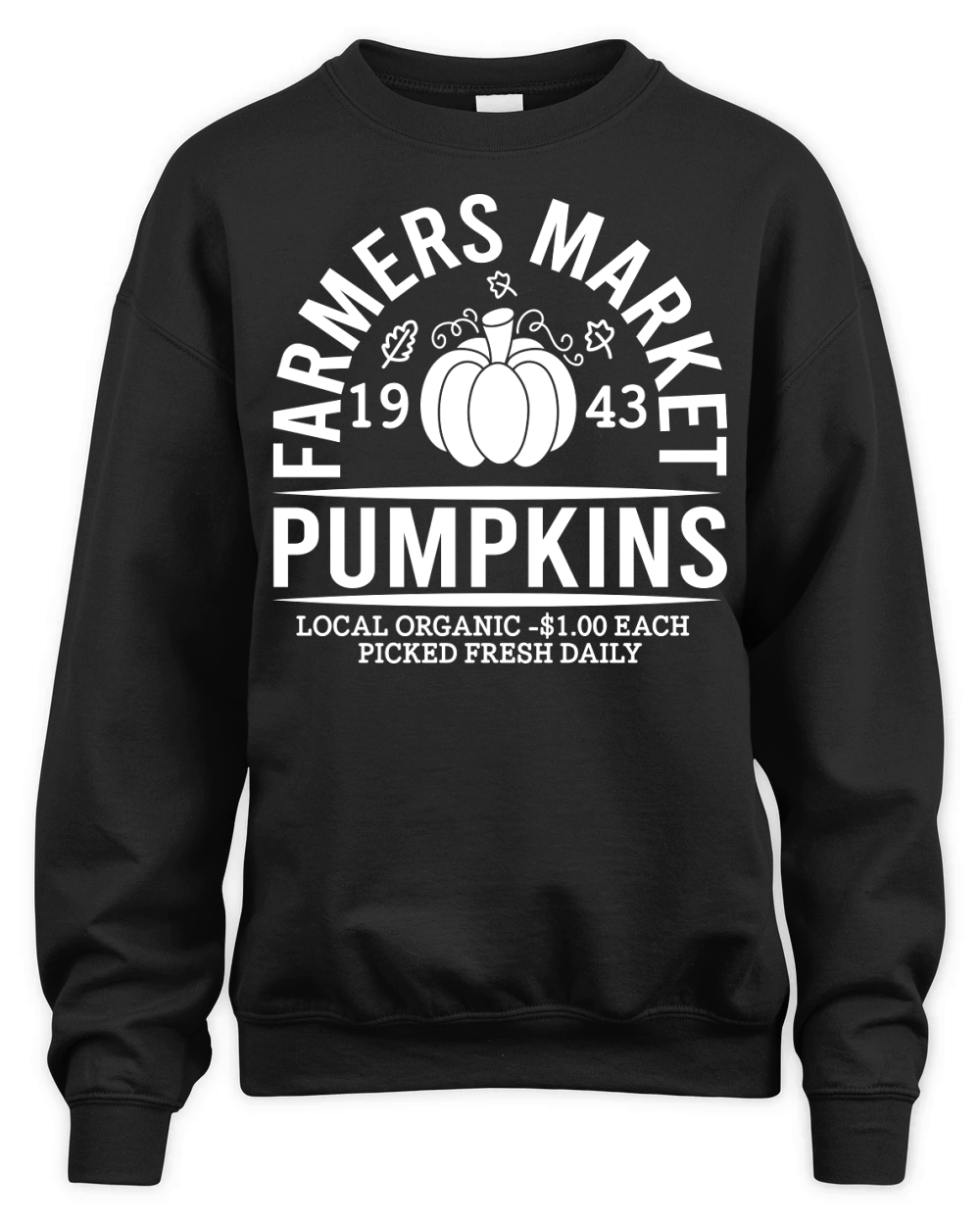 Pumpkins Farmer Market Unisex Premium Crewneck Sweatshirt