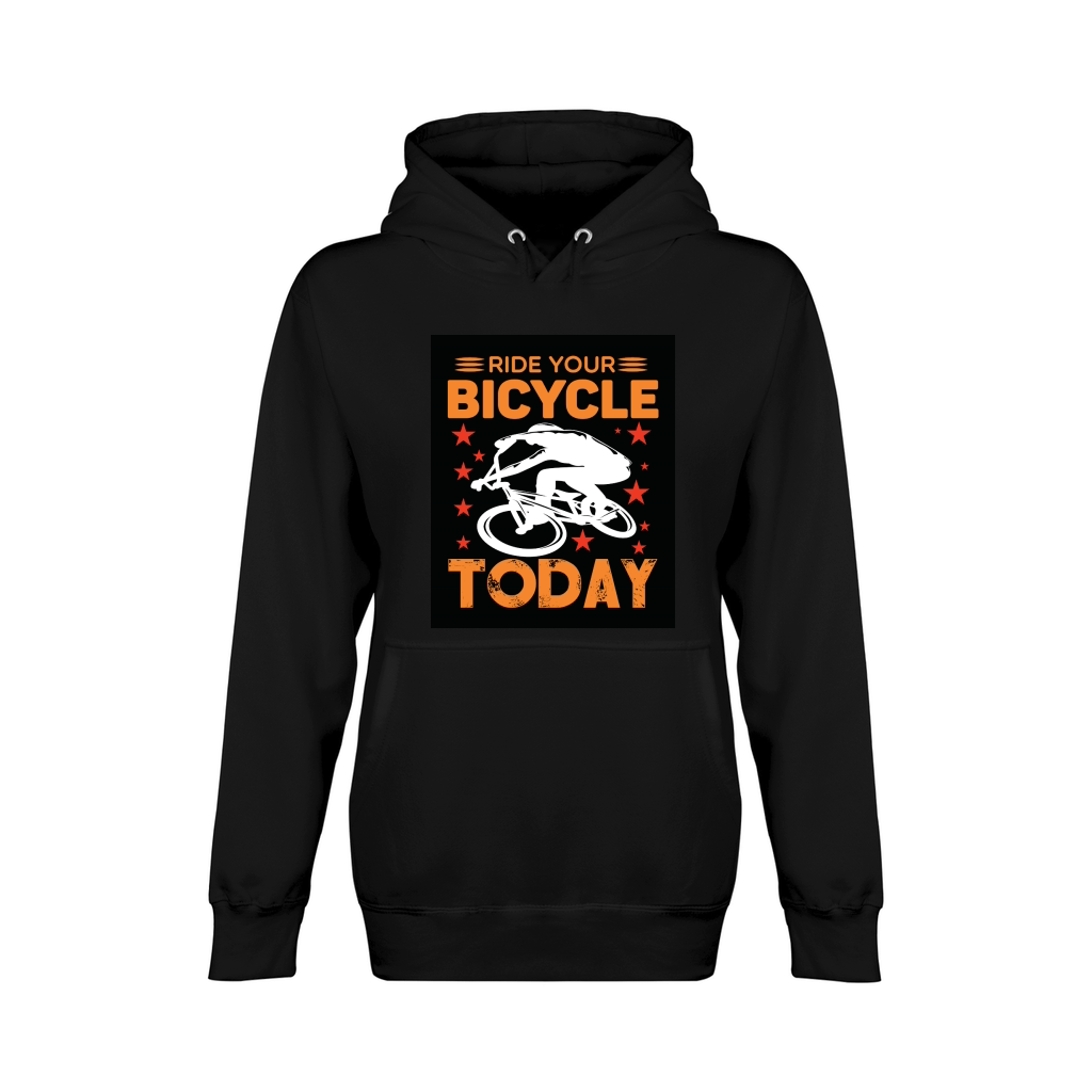 ride your bicycle today 2  camping Unisex Premium Pullover Hoodie