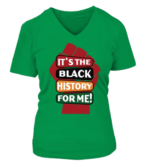 Black History Month V-neck T-Shirt Woman