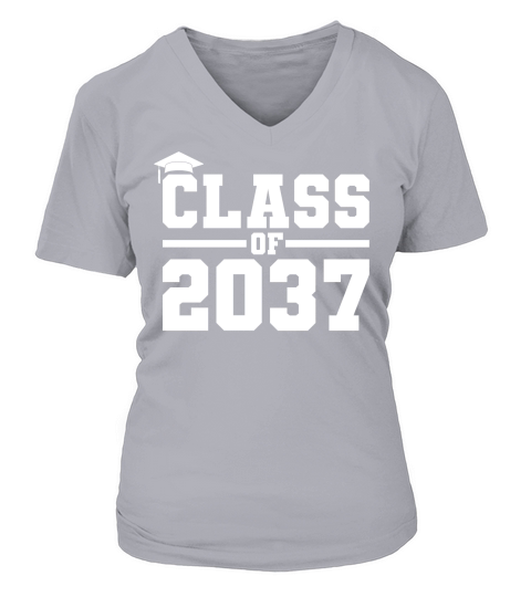 Class of 2037 02 V-neck T-Shirt Woman