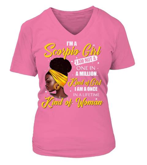 IM A SCORPIO GIRL V-neck T-Shirt Woman