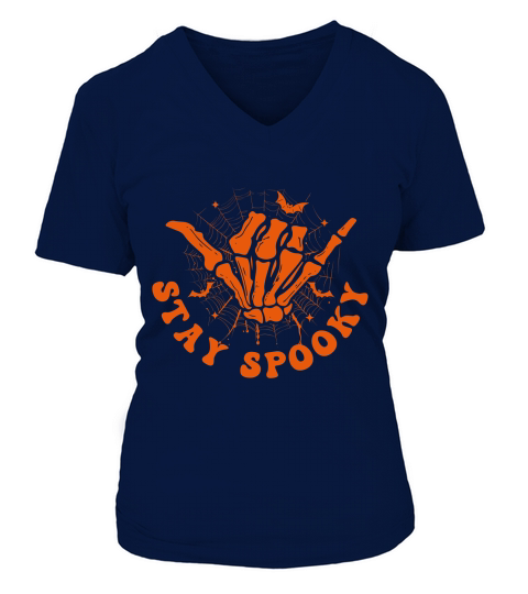 stay spooky halloween 02 V-neck T-Shirt Woman