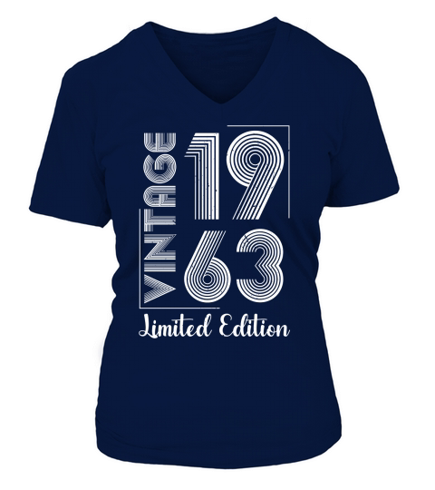 Vintage 1963 Limited Edition V-neck T-Shirt Woman
