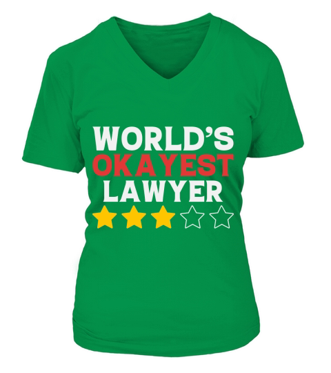 World okayest lawyer V-neck T-Shirt Woman