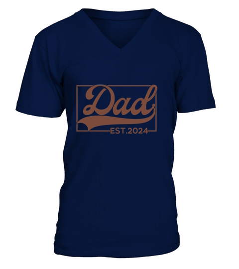 Dad EST.2024 03 V-Neck T-shirt