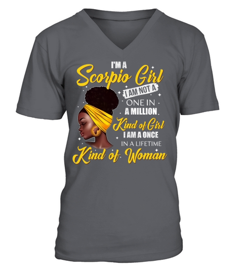 IM A SCORPIO GIRL V-Neck T-shirt