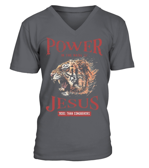 Power in the name of Jesus V-Neck T-shirt