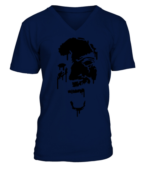 Scarry face V-Neck T-shirt