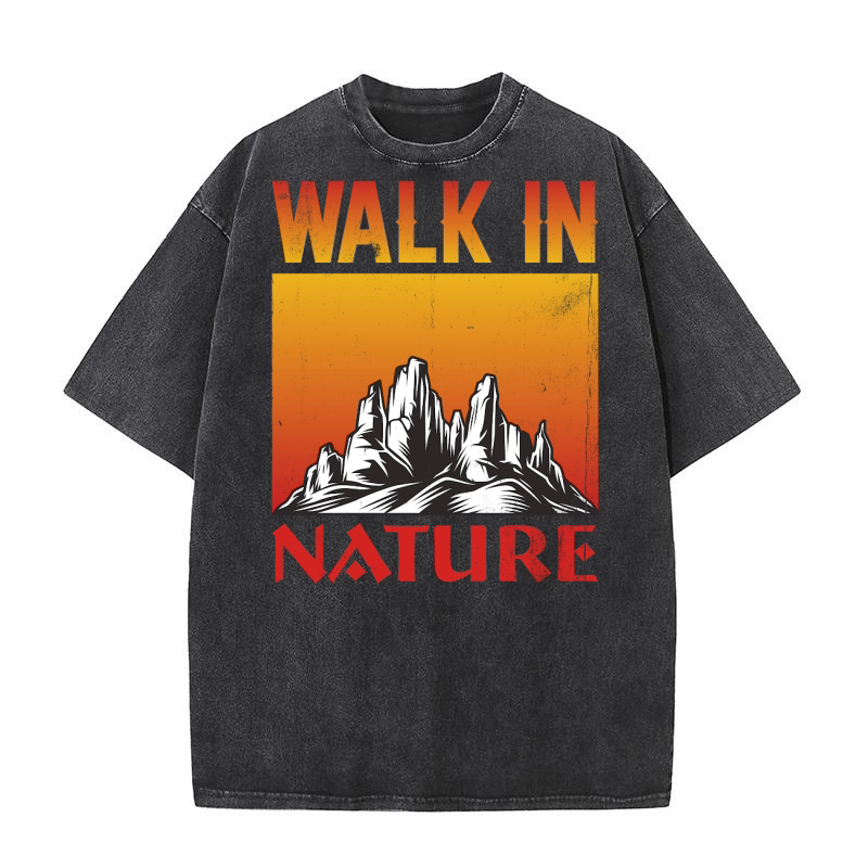 Amazing Walk in Nature Washed T-Shirt