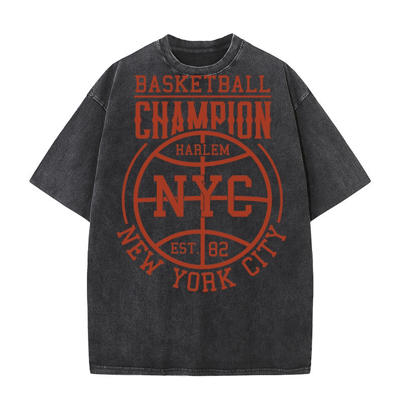 Basketball champion harlem nyc Washed T-Shirt