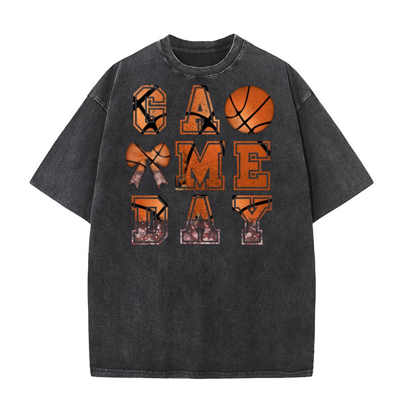 Game day square Washed T-Shirt
