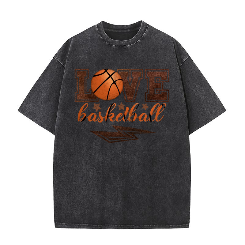 Love basketball  ball 02 Washed T-Shirt