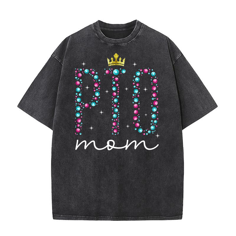 PTO mom 02 Washed T-Shirt