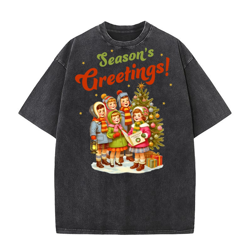 Seasons Greetings Washed T-Shirt