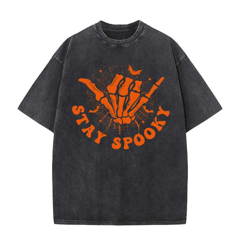 stay spooky halloween 02 Washed T-Shirt
