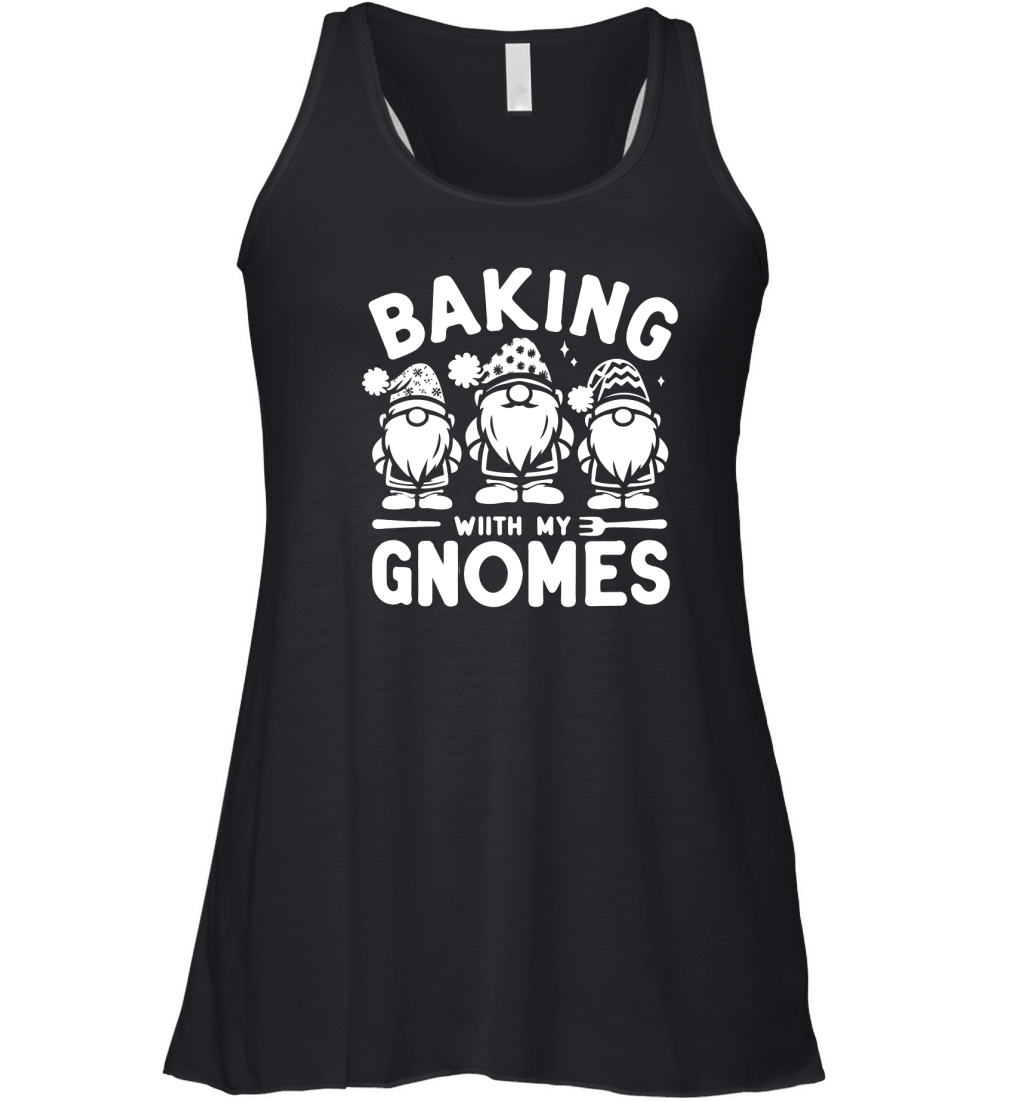 Baking With My Gnomes 4 Women's Flowy Tank Top