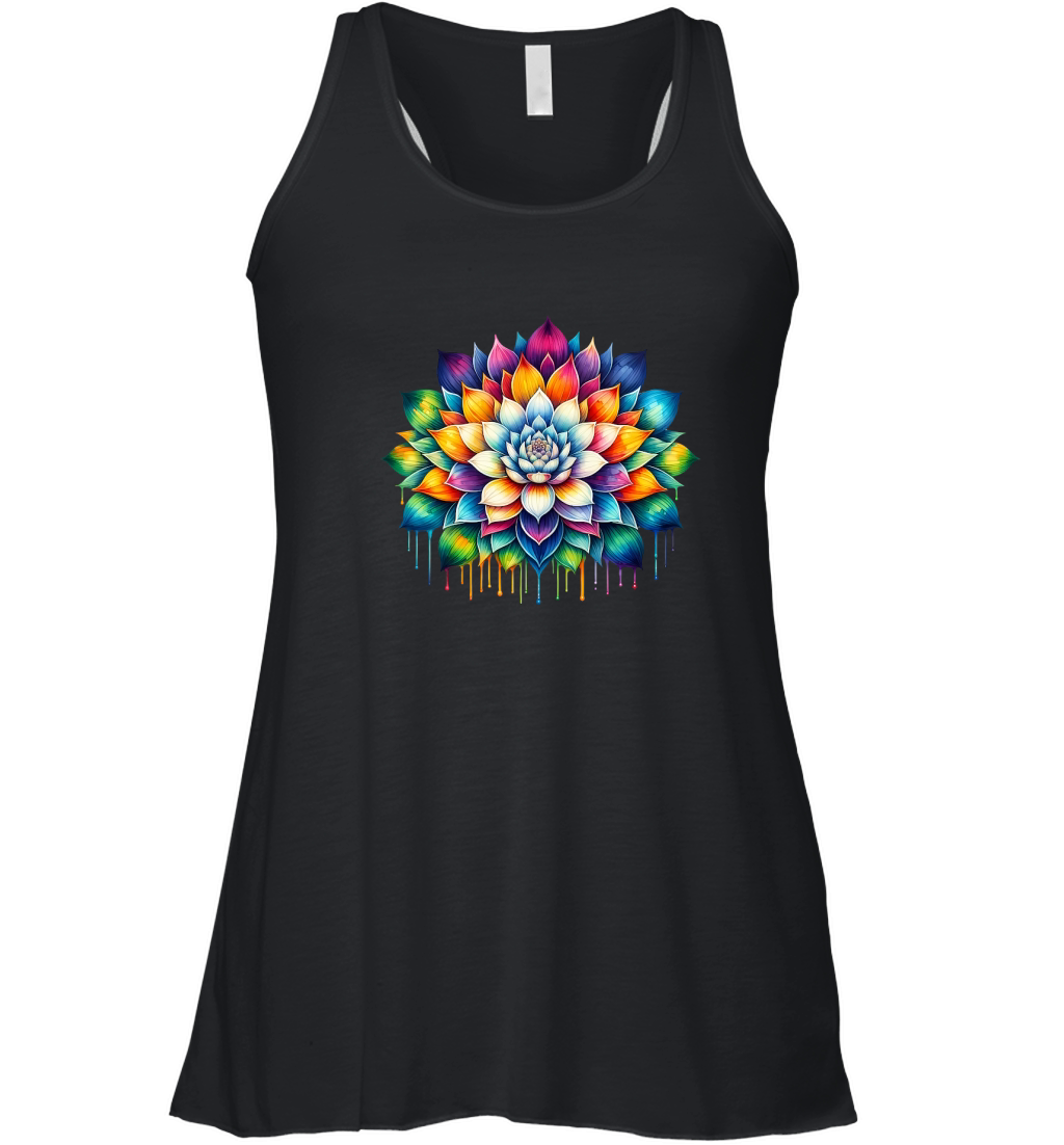 Colorful Mandala Yoga Women's Flowy Tank Top