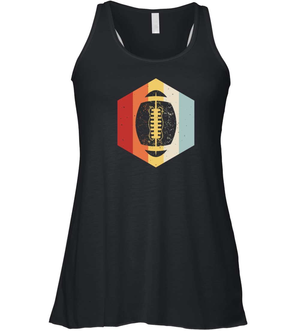 Retro Vintage Rugby Women's Flowy Tank Top