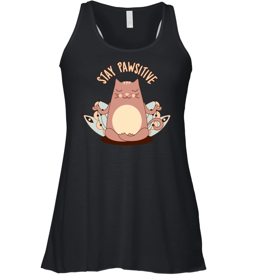 Stay pawsitive Women's Flowy Tank Top